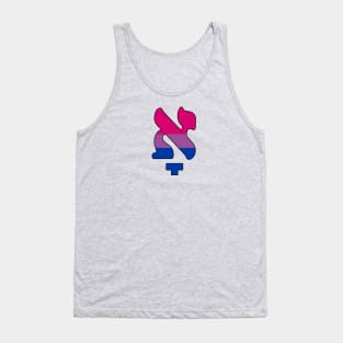 Kometz Aleph (Bi Pride Colors) Tank Top